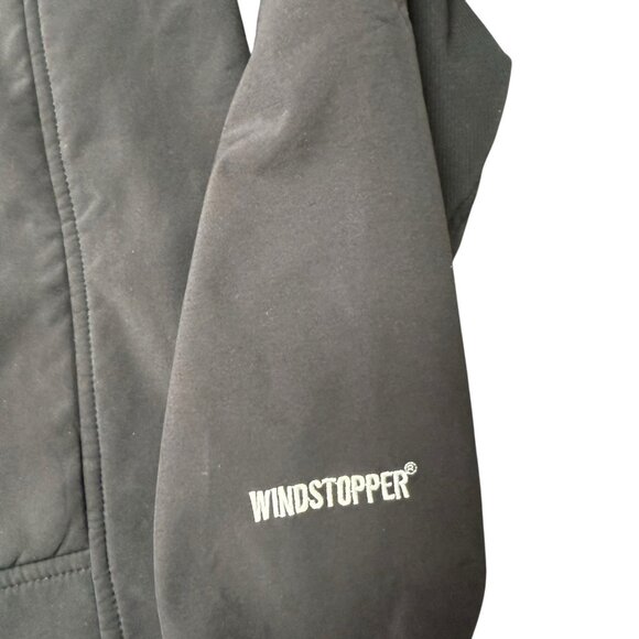 North Face Summit Series Jacket Mens Medium Full Zip Black Soft Shell *No Hood - Picture 6 of 10